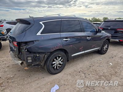 Trzecie zdjęcie samochodu z tyłu: 2013 INFINITI JX35 BASE VIN:5N1AL0MM8DC351988 - miniatura