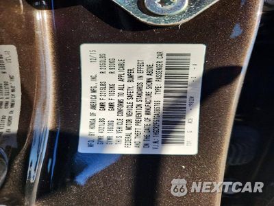 Zdjęcie 13 z 13 samochodu: 2016 HONDA ACCORD SPORT VIN:1HGCR2F57GA085765 - miniatura