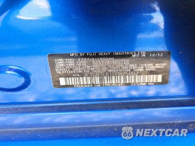 Zdjęcie 12 z 12 samochodu: 2013 SUBARU IMPREZA WRX VIN:JF1GR7E61DG825882 - miniatura
