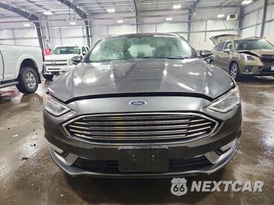 Piąte zdjęcie samochodu w środku: 2017 FORD FUSION SE VIN:3FA6P0HD4HR167573 - miniatura