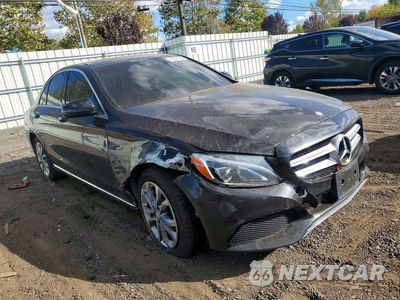 Czwarte zdjęcie samochodu z boku: 2017 MERCEDES-BENZ C 300 4MATIC VIN:WDDWF4KB9HR259839 - miniatura