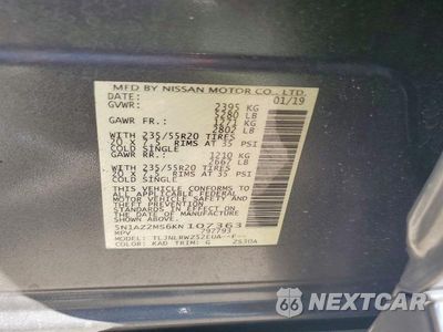 Zdjęcie 13 z 13 samochodu: 2019 NISSAN MURANO SL VIN:5N1AZ2MS6KN107363 - miniatura