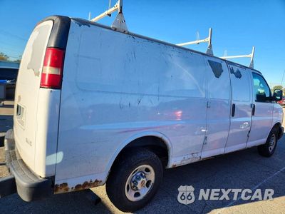Trzecie zdjęcie samochodu z tyłu: 2008 GMC SAVANA G2500 DELIVERY VAN VIN:1GTGG29C181911849 - miniatura