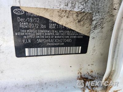 Zdjęcie 13 z 13 samochodu: 2013 HYUNDAI ELANTRA GLS VIN:5NPDH4AEXDH270485 - miniatura