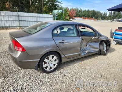 Trzecie zdjęcie samochodu z tyłu: 2006 HONDA CIVIC LX VIN:1HGFA16596L129816 - miniatura