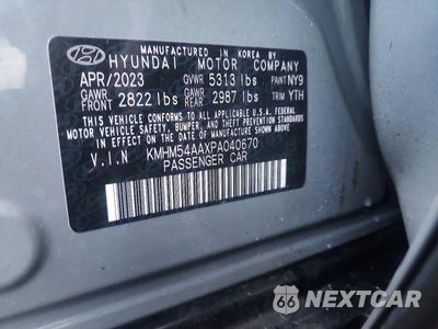 Zdjęcie 12 z 12 samochodu: 2023 HYUNDAI IONIQ 6 LIMITED VIN:KMHM54AAXPA040670 - miniatura