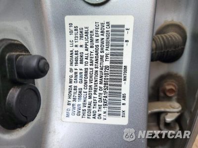 Zdjęcie 12 z 12 samochodu: 2011 HONDA CIVIC LX VIN:19XFA1F52BE010720 - miniatura