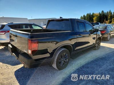 Trzecie zdjęcie samochodu z tyłu: 2021 HONDA RIDGELINE SPORT VIN:5FPYK3F19MB004531 - miniatura