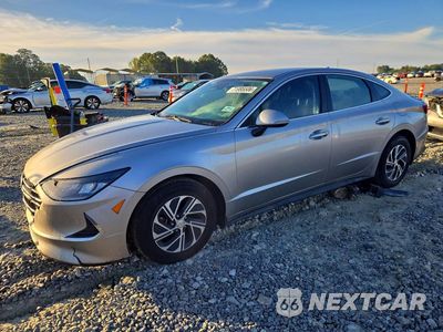 2021 HYUNDAI SONATA HYBRID BLUE KMHL24JJ1MA025913 - główne zdjęcie licytacji z USA - miniatura