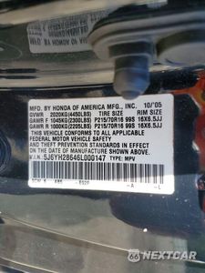 Zdjęcie 13 z 13 samochodu: 2006 HONDA ELEMENT EX VIN:5J6YH28646L000147 - miniatura