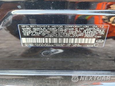 Zdjęcie 12 z 12 samochodu: 2012 LEXUS ES 350 VIN:JTHBK1EG8C2504477 - miniatura
