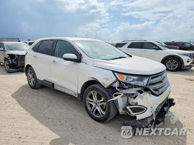 Czwarte zdjęcie samochodu z boku: 2017 FORD EDGE TITANIUM VIN:2FMPK3K93HBB17485 - miniatura
