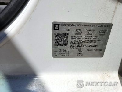 Zdjęcie 12 z 12 samochodu: 2018 CHEVROLET SILVERADO K1500 VIN:3GCUKNEC7JG287846 - miniatura