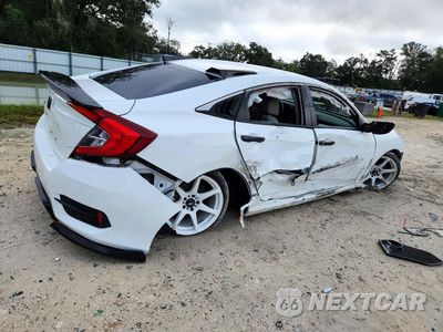 Trzecie zdjęcie samochodu z tyłu: 2018 HONDA CIVIC LX VIN:19XFC2F69JE024704 - miniatura