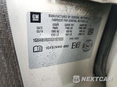 Zdjęcie 12 z 12 samochodu: 2014 CADILLAC ATS LUXURY VIN:1G6AB5RXXE0187835 - miniatura