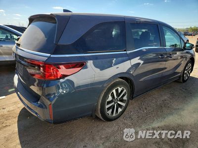 Trzecie zdjęcie samochodu z tyłu: 2025 HONDA ODYSSEY EXL VIN:5FNRL6H69SB017684 - miniatura