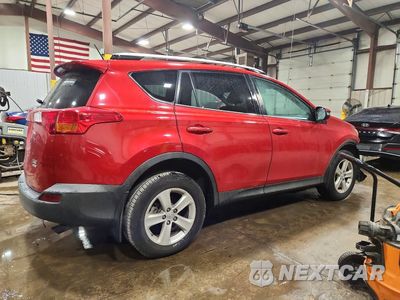 Trzecie zdjęcie samochodu z tyłu: 2014 TOYOTA RAV4 XLE VIN:2T3RFREV8EW184458 - miniatura