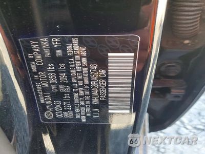Zdjęcie 12 z 12 samochodu: 2023 HYUNDAI ELANTRA SEL VIN:KMHLM4AG8PU452748 - miniatura