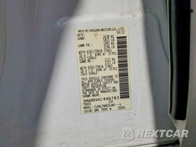 Zdjęcie 12 z 12 samochodu: 2012 NISSAN FRONTIER S VIN:1N6AD0EVXCC446783 - miniatura