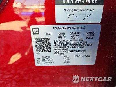 Zdjęcie 13 z 13 samochodu: 2023 GMC ACADIA SLE VIN:1GKKNKL46PZ243990 - miniatura