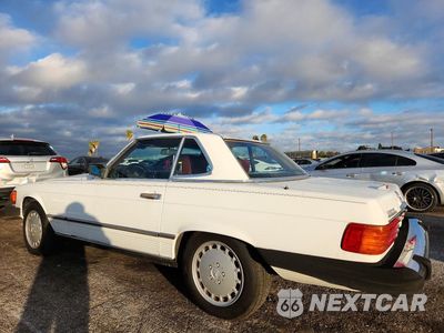 Drugie zdjęcie samochodu z przodu: 1989 MERCEDES-BENZ 560 SL VIN:WDBBA48D3KA093631 - miniatura