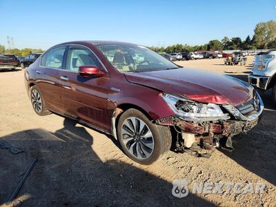 Czwarte zdjęcie samochodu z boku: 2014 HONDA ACCORD TOURING HYBRID VIN:1HGCR6F72EA008453 - miniatura
