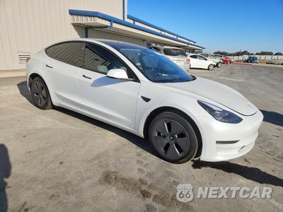 Czwarte zdjęcie samochodu z boku: 2022 TESLA MODEL 3 VIN:5YJ3E1EA4NF375629 - miniatura