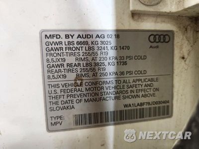 Zdjęcie 13 z 13 samochodu: 2018 AUDI Q7 PREMIUM PLUS VIN:WA1LABF79JD030404 - miniatura