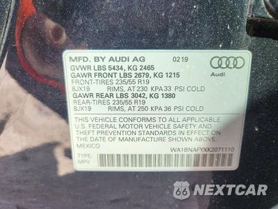 Zdjęcie 13 z 13 samochodu: 2019 AUDI Q5 PREMIUM PLUS VIN:WA1BNAFYXK2071110 - miniatura