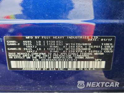Zdjęcie 13 z 13 samochodu: 2017 SUBARU OUTBACK 2.5I LIMITED VIN:4S4BSANC8H3331412 - miniatura