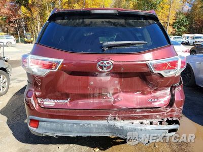 Zdjęcie 6 z 14 samochodu: 2015 TOYOTA HIGHLANDER XLE VIN:5TDJKRFH7FS130962 - miniatura