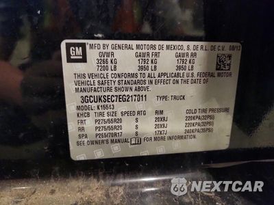 Zdjęcie 12 z 12 samochodu: 2014 CHEVROLET SILVERADO K1500 LTZ VIN:3GCUKSEC7EG217011 - miniatura