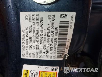 Zdjęcie 13 z 13 samochodu: 2026 HONDA CR-V EXL VIN:2HKRS4H70TH435134 - miniatura