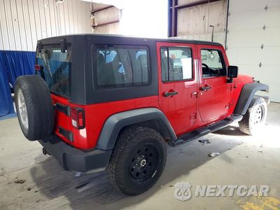 Trzecie zdjęcie samochodu z tyłu: 2015 JEEP WRANGLER UNLIMITED SPORT VIN:1C4BJWKG3FL533907 - miniatura