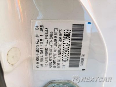 Zdjęcie 12 z 12 samochodu: 2002 HONDA ACCORD SE VIN:1HGCG32002A005639 - miniatura