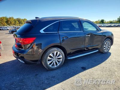 Trzecie zdjęcie samochodu z tyłu: 2016 ACURA MDX TECHNOLOGY VIN:5FRYD4H49GB042876 - miniatura
