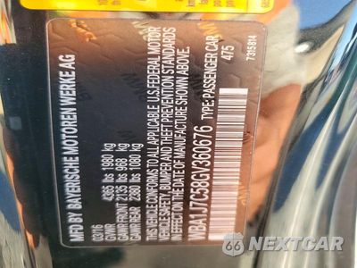 Zdjęcie 12 z 12 samochodu: 2016 BMW M235I VIN:WBA1J7C58GV360676 - miniatura