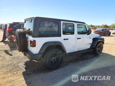 Trzecie zdjęcie samochodu z tyłu: 2021 JEEP WRANGLER UNLIMITED SPORT VIN:1C4HJXDN9MW507349 - miniatura