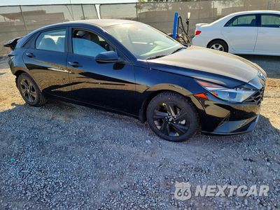 Czwarte zdjęcie samochodu z boku: 2023 HYUNDAI ELANTRA BLUE VIN:KMHLM4AJ1PU057855 - miniatura