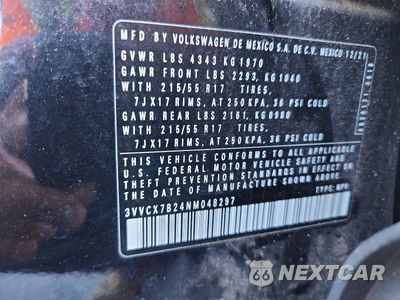 Zdjęcie 13 z 13 samochodu: 2022 VOLKSWAGEN TAOS S VIN:3VVCX7B24NM048297 - miniatura