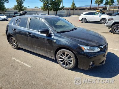 Czwarte zdjęcie samochodu z boku: 2012 LEXUS CT 200 VIN:JTHKD5BH3C2080320 - miniatura