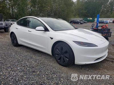 Czwarte zdjęcie samochodu z boku: 2025 TESLA MODEL 3 VIN:5YJ3E1EA6SF009635 - miniatura