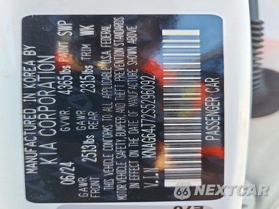 Zdjęcie 12 z 12 samochodu: 2025 KIA K5 GT LINE VIN:KNAG64J72S5296092 - miniatura
