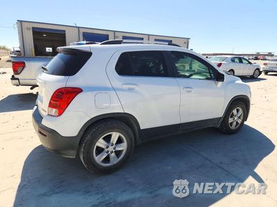 Trzecie zdjęcie samochodu z tyłu: 2015 CHEVROLET TRAX 1LT VIN:3GNCJLSB0FL248360 - miniatura
