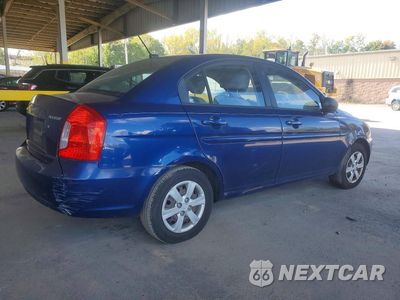 Trzecie zdjęcie samochodu z tyłu: 2010 HYUNDAI ACCENT VIN:KMHCN4AC6AU484423 - miniatura