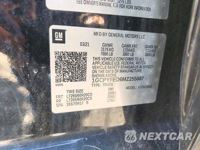 Zdjęcie 12 z 12 samochodu: 2021 CHEVROLET SILVERADO K1500 LT TRAIL BOSS VIN:1GCPYFED6MZ255887 - miniatura