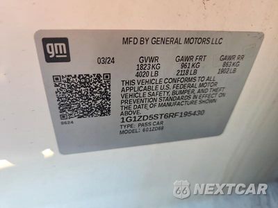 Zdjęcie 12 z 12 samochodu: 2024 CHEVROLET MALIBU LT VIN:1G1ZD5ST6RF195430 - miniatura