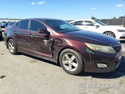 Czwarte zdjęcie samochodu z boku: 2014 KIA OPTIMA LX VIN:5XXGM4A75EG326100 - miniatura