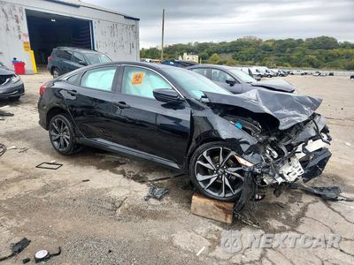 Czwarte zdjęcie samochodu z boku: 2020 HONDA CIVIC SPORT VIN:19XFC2F87LE017433 - miniatura