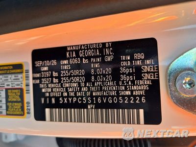Zdjęcie 13 z 13 samochodu: 2027 KIA TELLURIDE EX VIN:5XYPC5S16VG052226 - miniatura